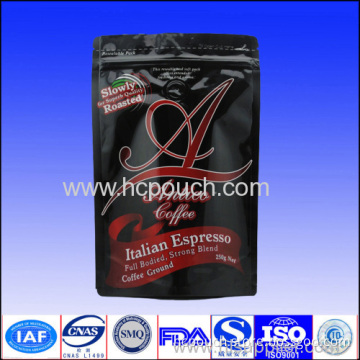 Doypack Aluminum Foil Pouch With Tear Notch And Zipper 